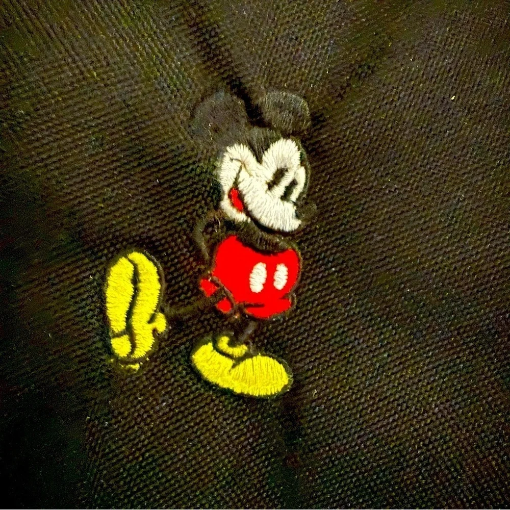 Black Unisex Vintage Y2K 90’s Disney Mickey Mouse Messenger Bag